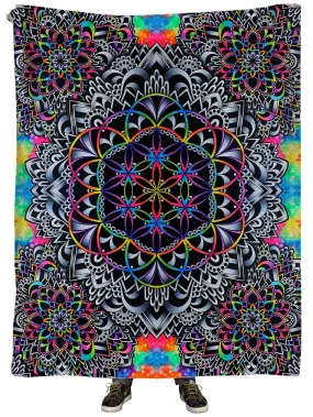 Mandala Vibez Plush Blanket