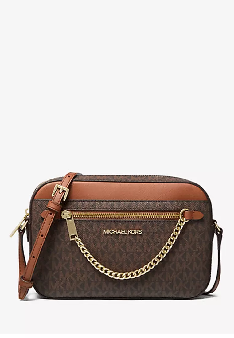 MICHAEL KORS Michael Kors Jet Set Large Logo Crossbody Bag