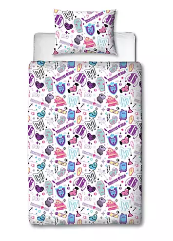 Monster High Reversible Single Duvet Cover Set | Kaleidoscope