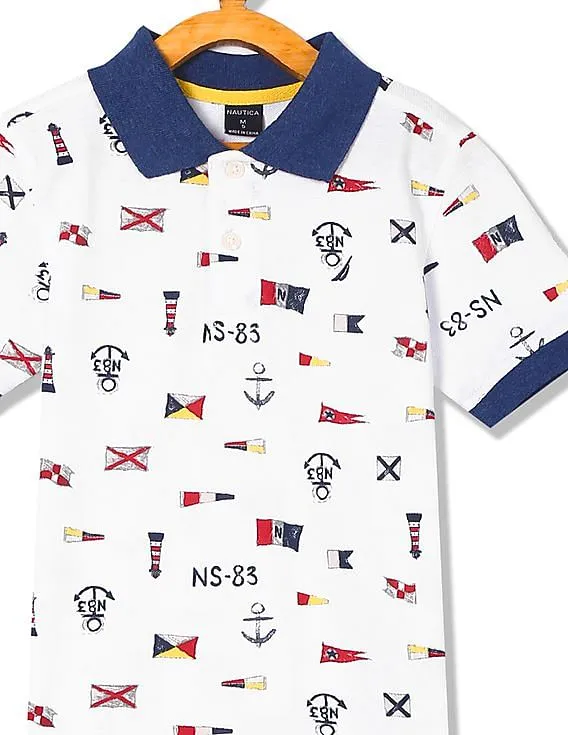 Nautica Kids Boys Fashion Polo