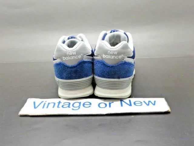 New Balance 574 Royal Blue White Suede KJ574SBI Toddler ...