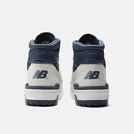 New Balance 650 Sea salt with nb navy and dawn glow