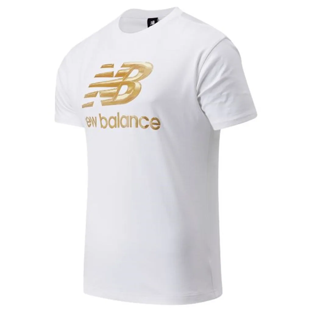 New Balance ATHLETICS SELECT TEE PODIUM TOP WHITE MEN MT03502-WT