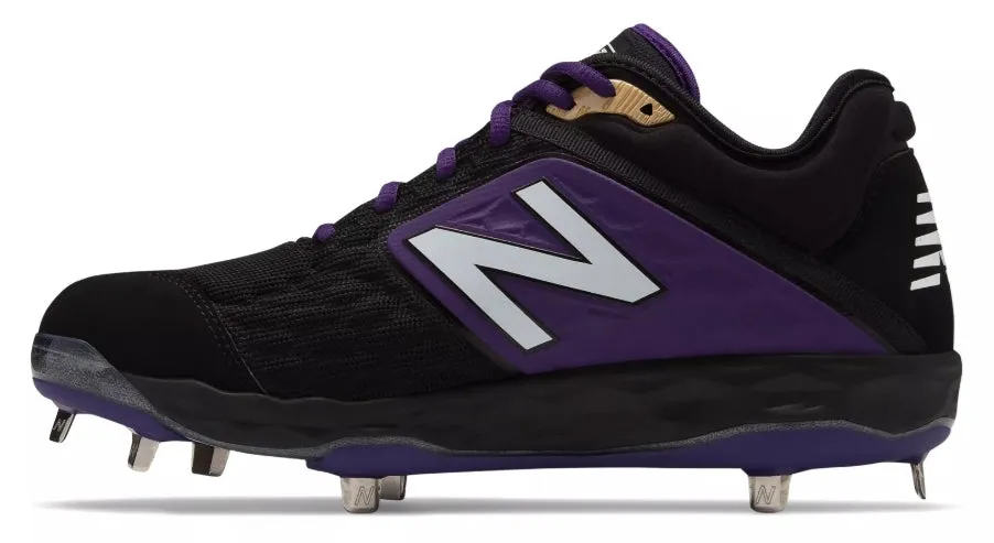 New Balance - Black/Purple Low-Cut L3000v4 Metal Spikes (L3000BP4)