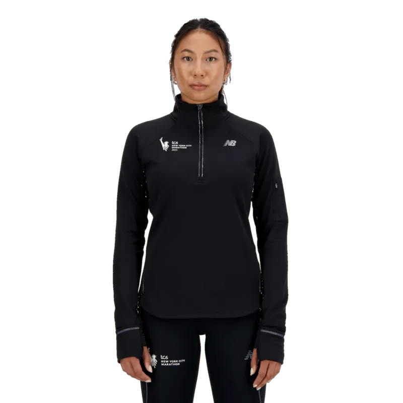 New Balance Women's NYC Marathon Heat Grid Half Zip