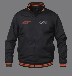 New Mens Jacket Ford ST Racing Bomber Racing Sport Embroidered Apparel