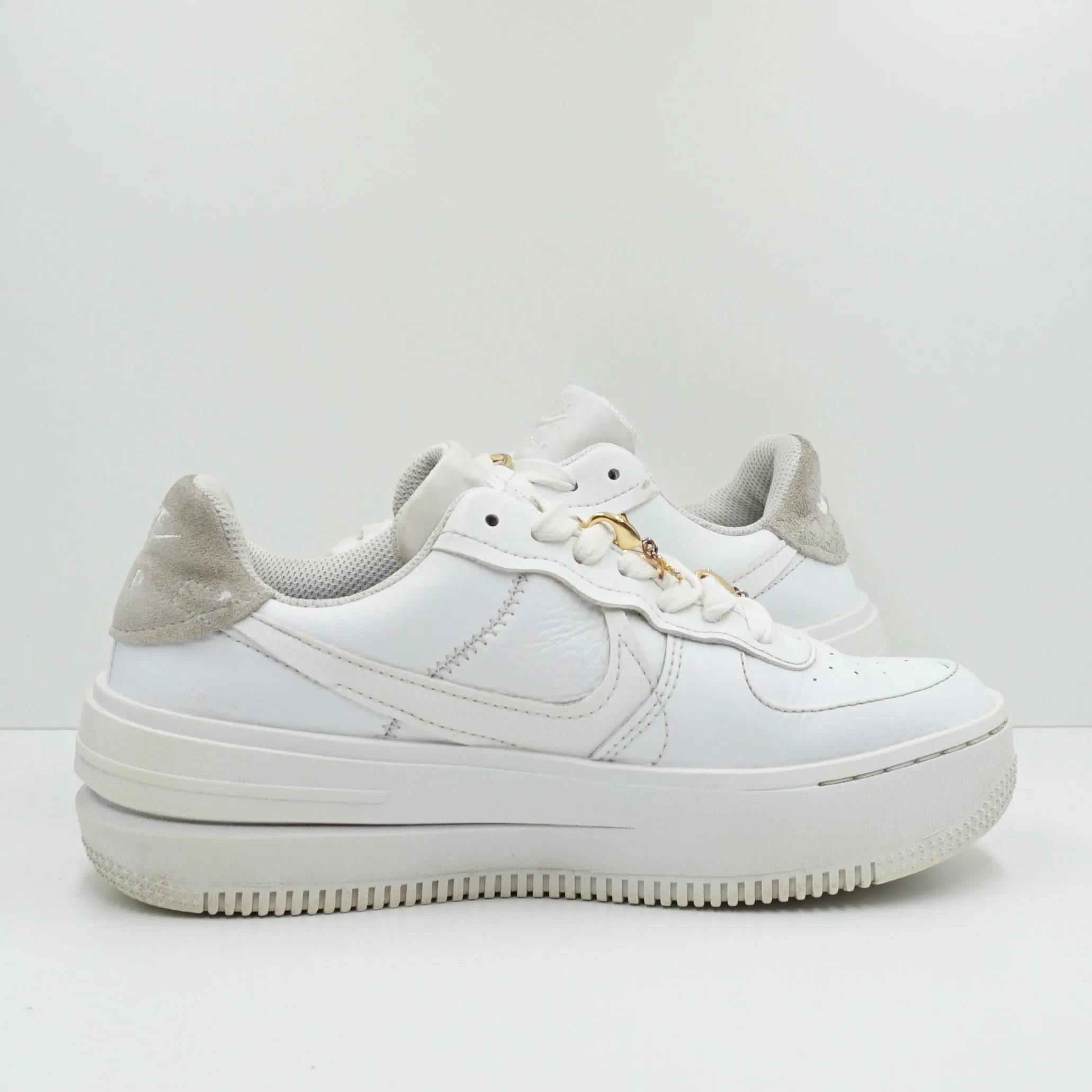 Nike Air Force 1 Low PLT.AF.ORM Bling White Metallic Gold (W)