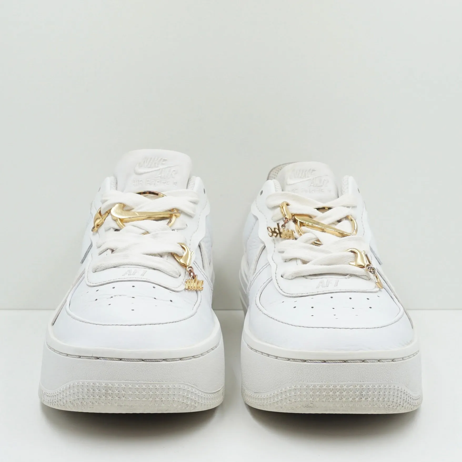 Nike Air Force 1 Low PLT.AF.ORM Bling White Metallic Gold (W)