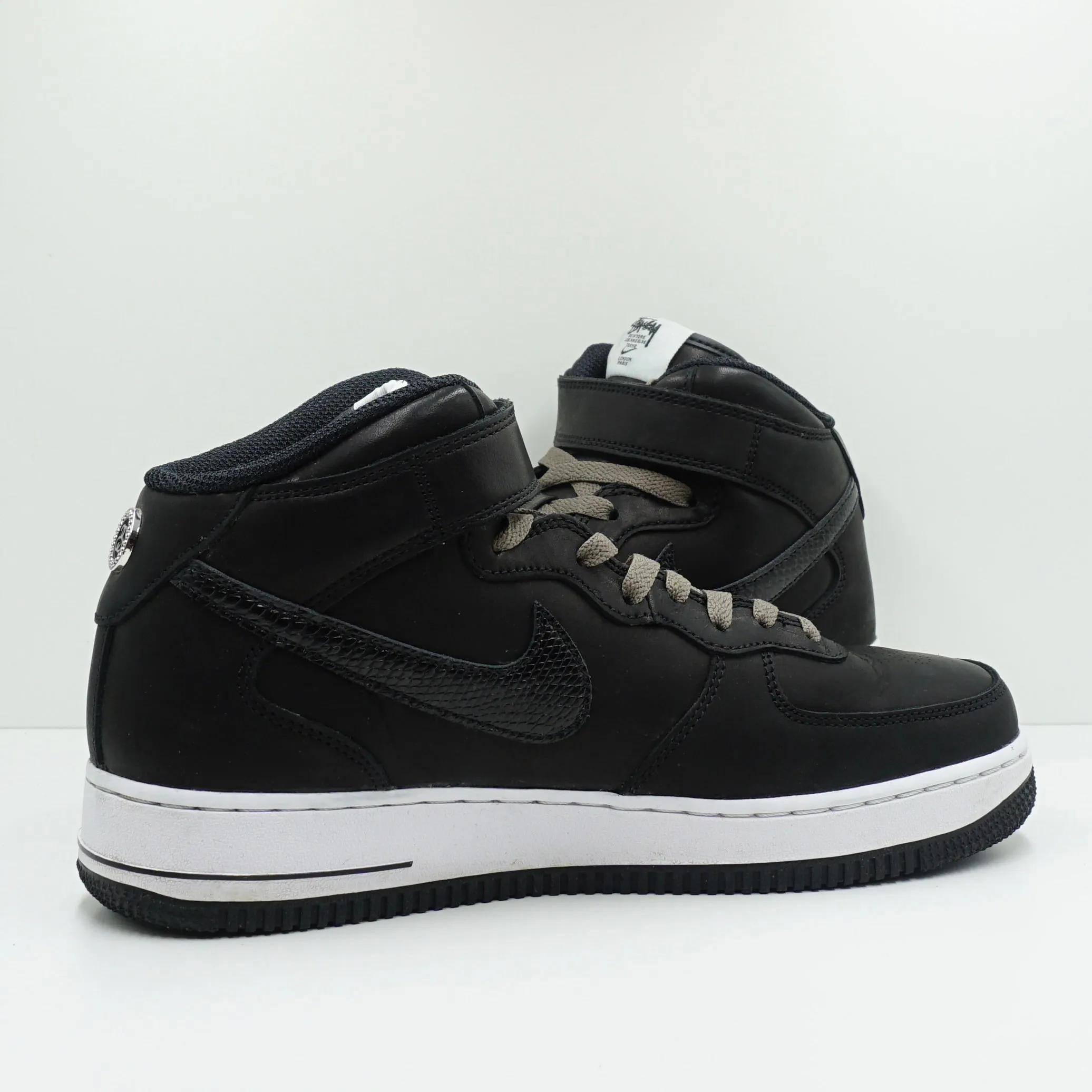 Nike Air Force 1 Mid Stussy Black White