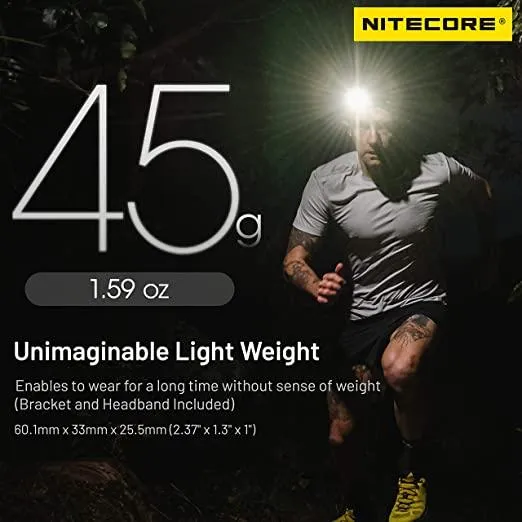 Nitecore NU25 UL 400 Lumens Ultralight Headlamp