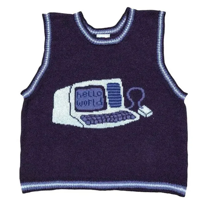 Nostalgic Games Knit Vest