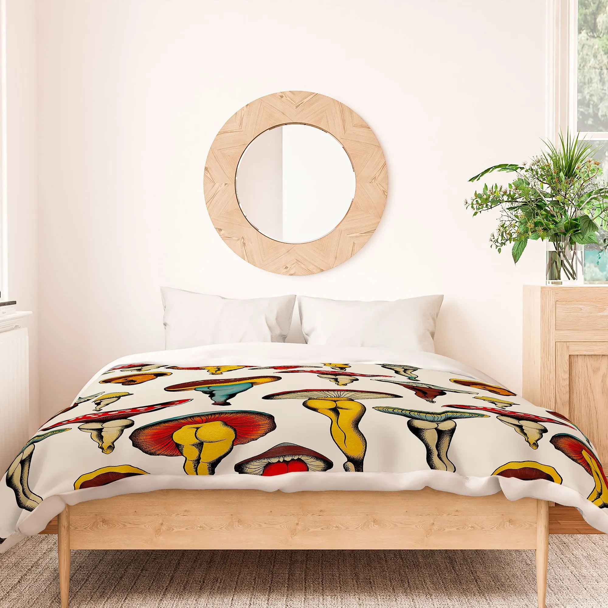 Ole Sexy Shrooms Duvet Cover (DS)