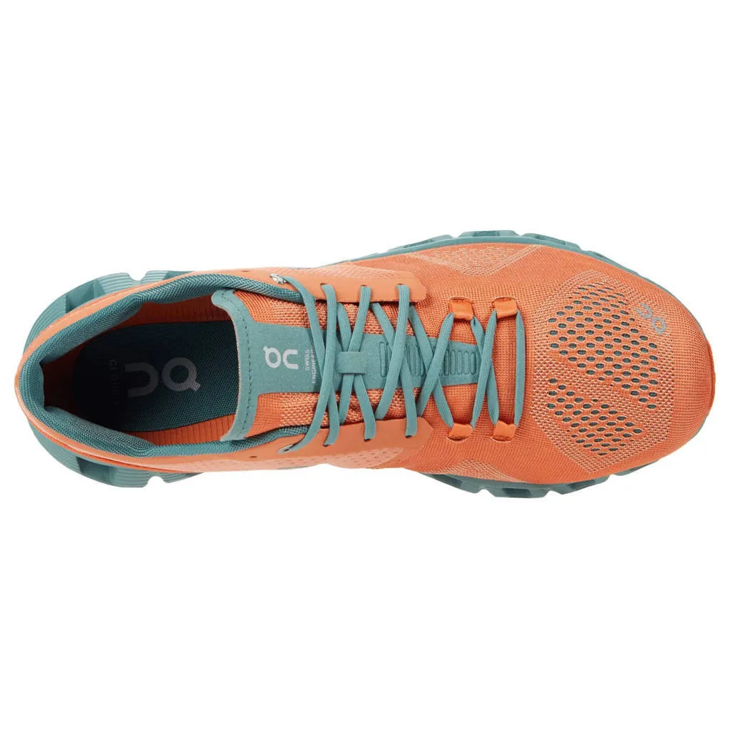 On Running Mens Trainers Cloud X Lace-Up Performance Running Textile Synthetic - UK 8.5