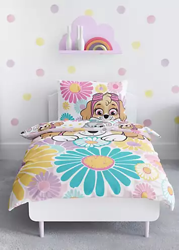 PAW Patrol Flower Junior Panel Duvet Cover Set | Kaleidoscope