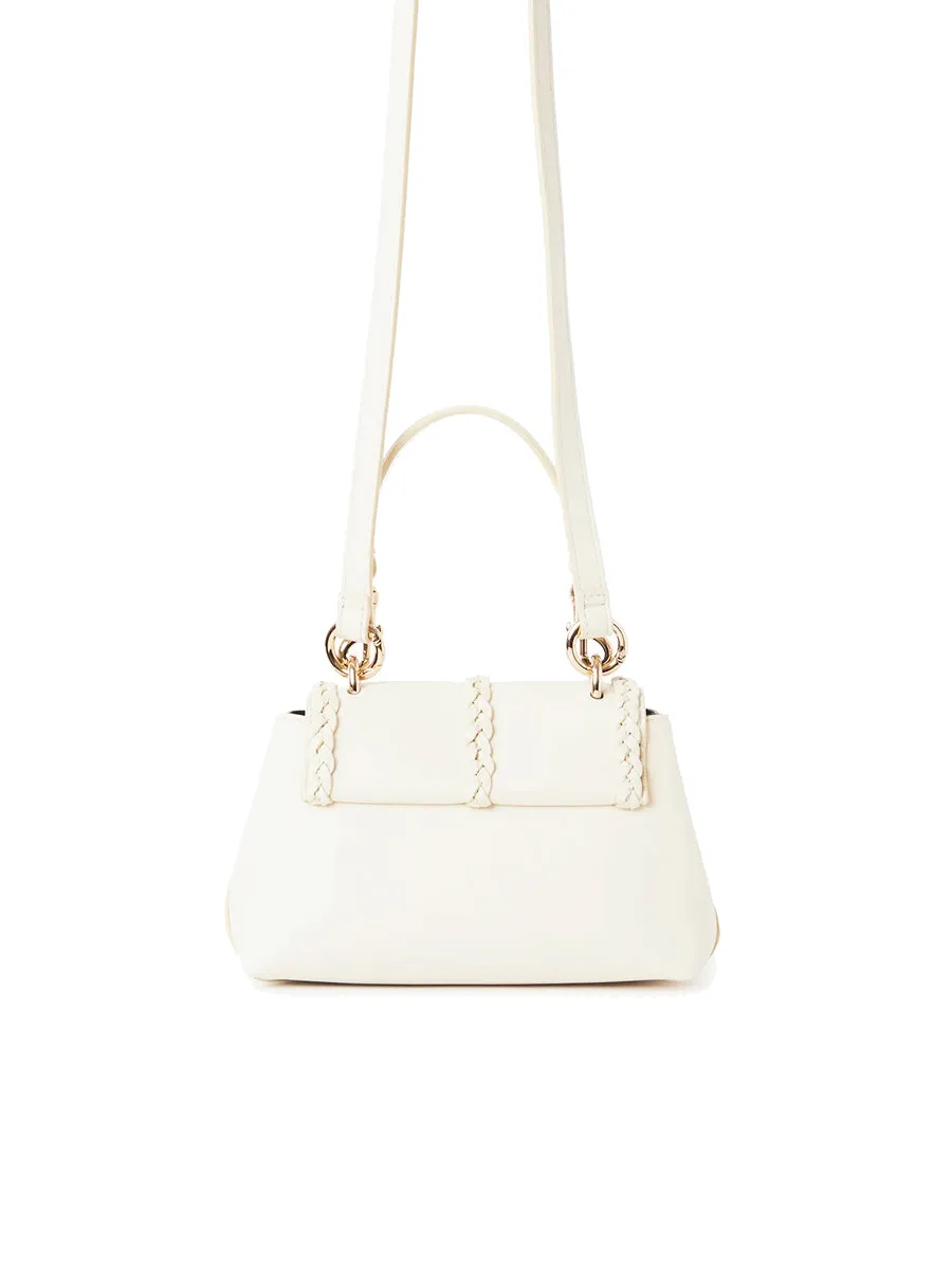 Penelope Mini Soft Shoulder Bag in Misty Ivory