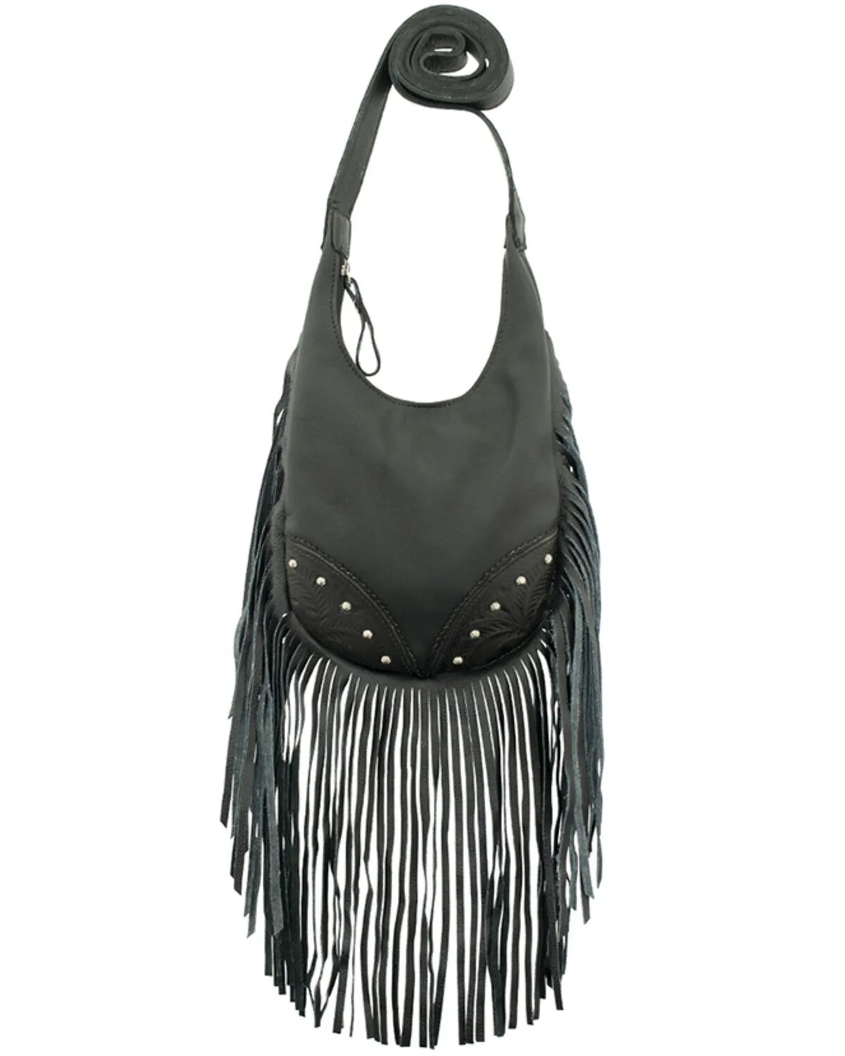 Product Name:  American West Women's Studded Fringe Crossbody Bag