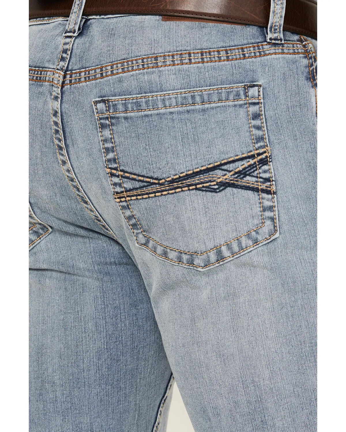 Product Name:  RANK 45® Men's Pistol Medium Wash Slim Straight Stretch Denim Performance Jeans