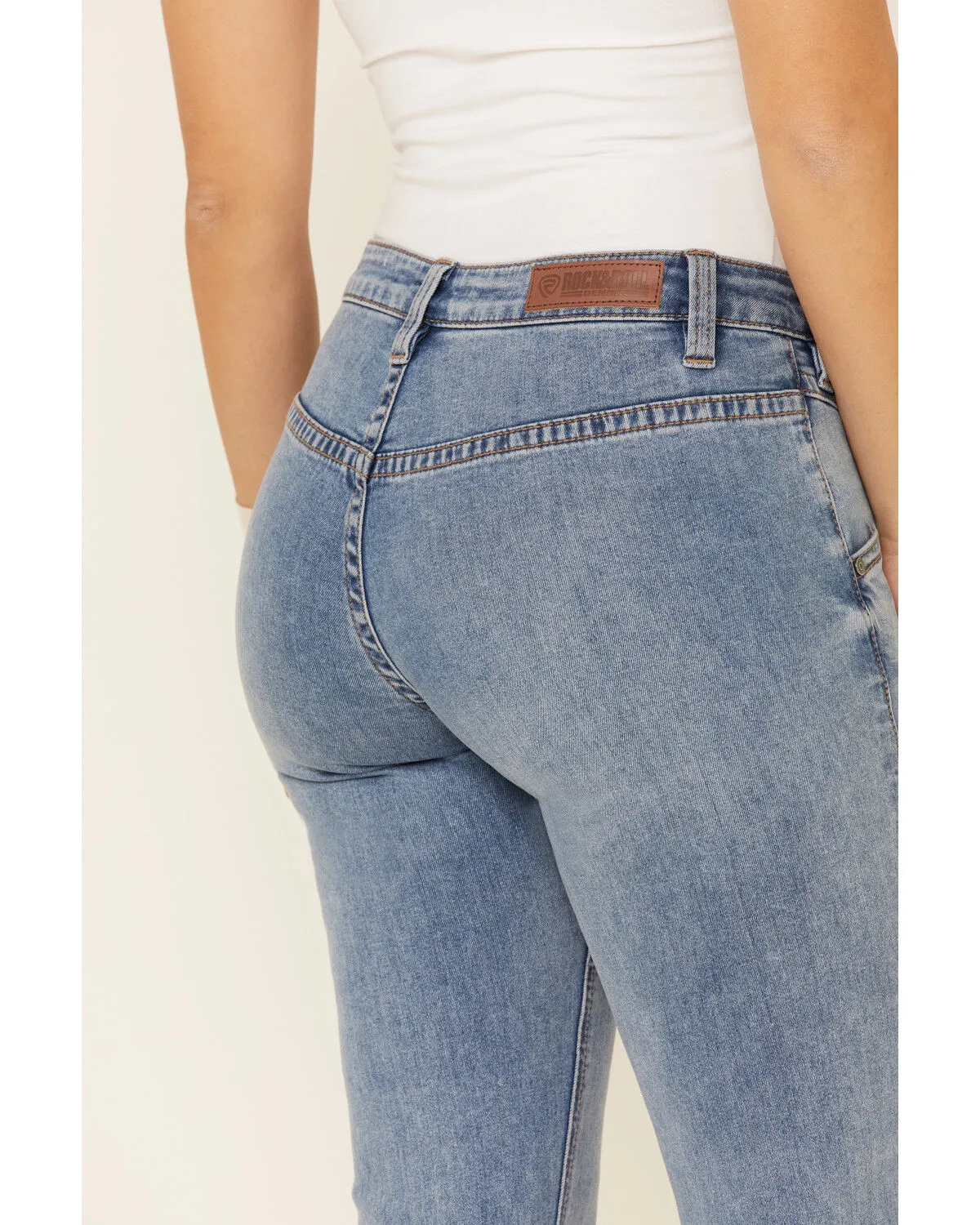 Product Name:  Rock & Roll Denim Women's Front Yoke Riding Jeans