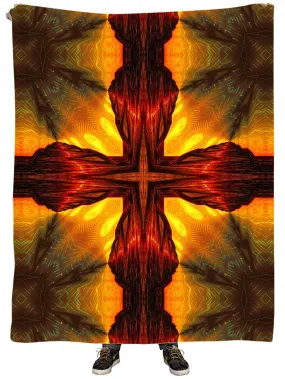 Psychic Cross Plush Blanket