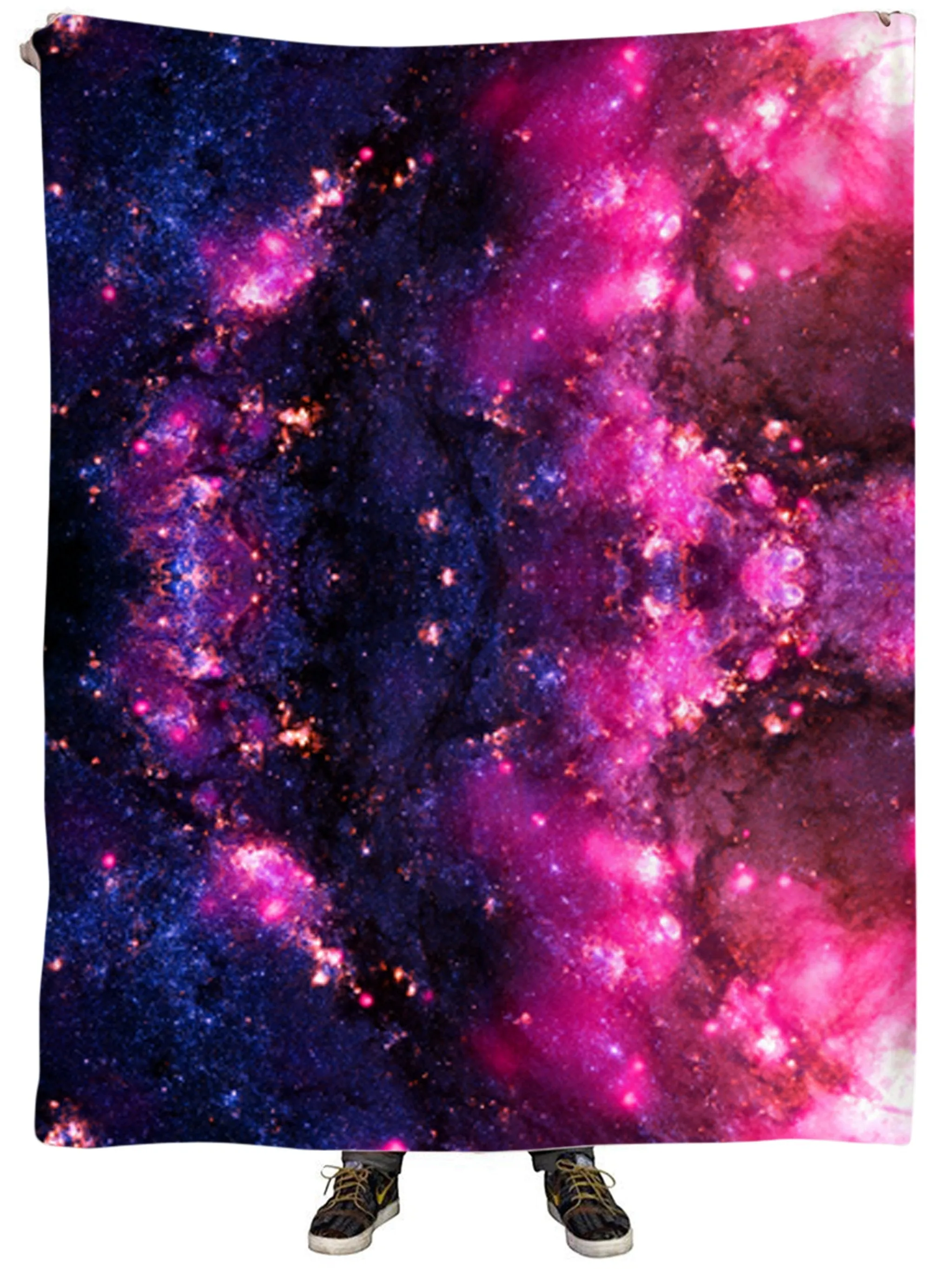 Purple Cosmos Plush Blanket