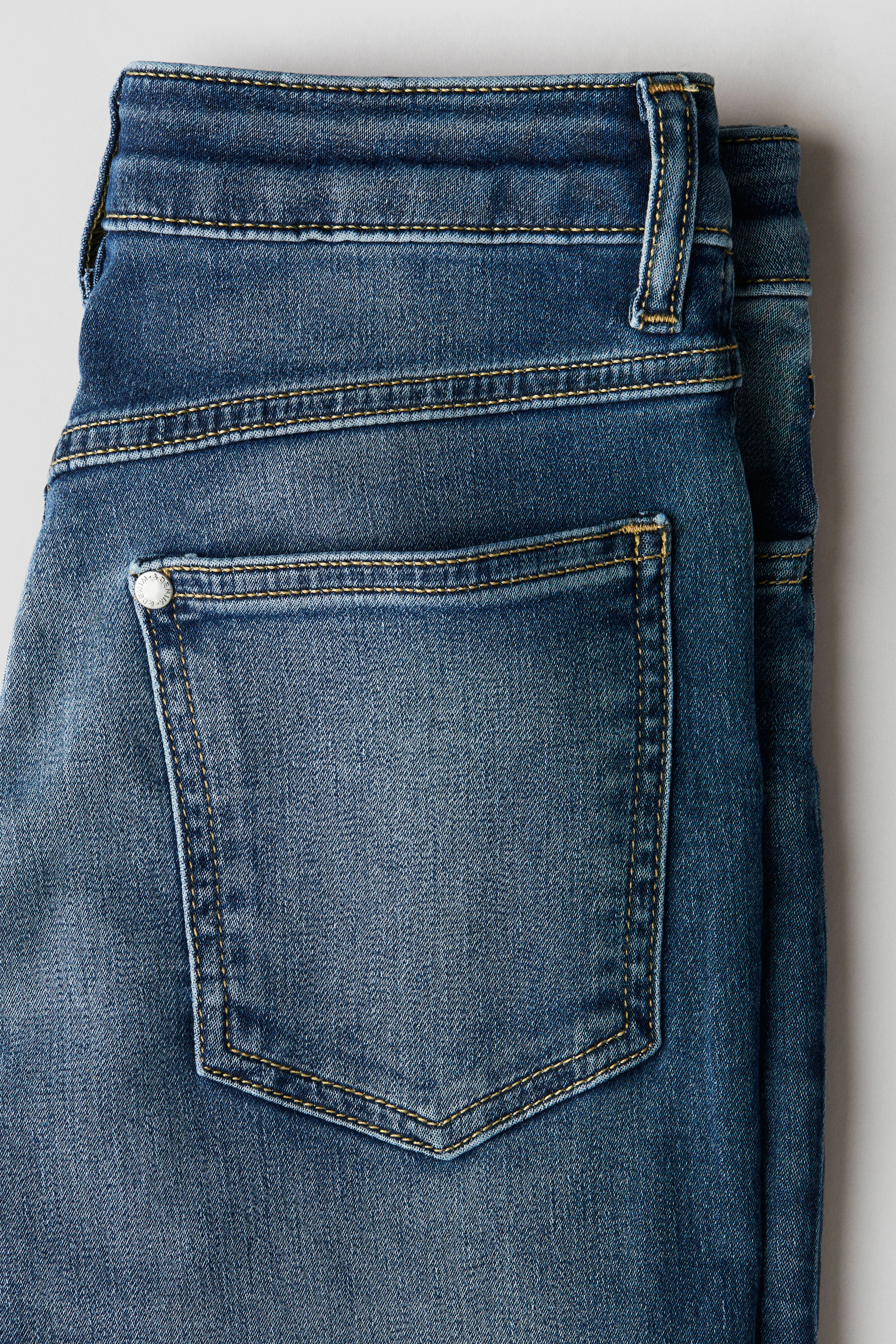 Relaxed Tapered Fit Jeans - Regular waist - Long - Dark denim blue - Kids | H&M GB