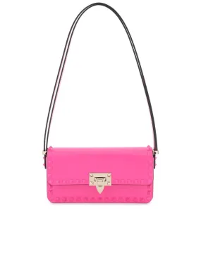 Rockstud Eastwest Leather Shoulder Bag