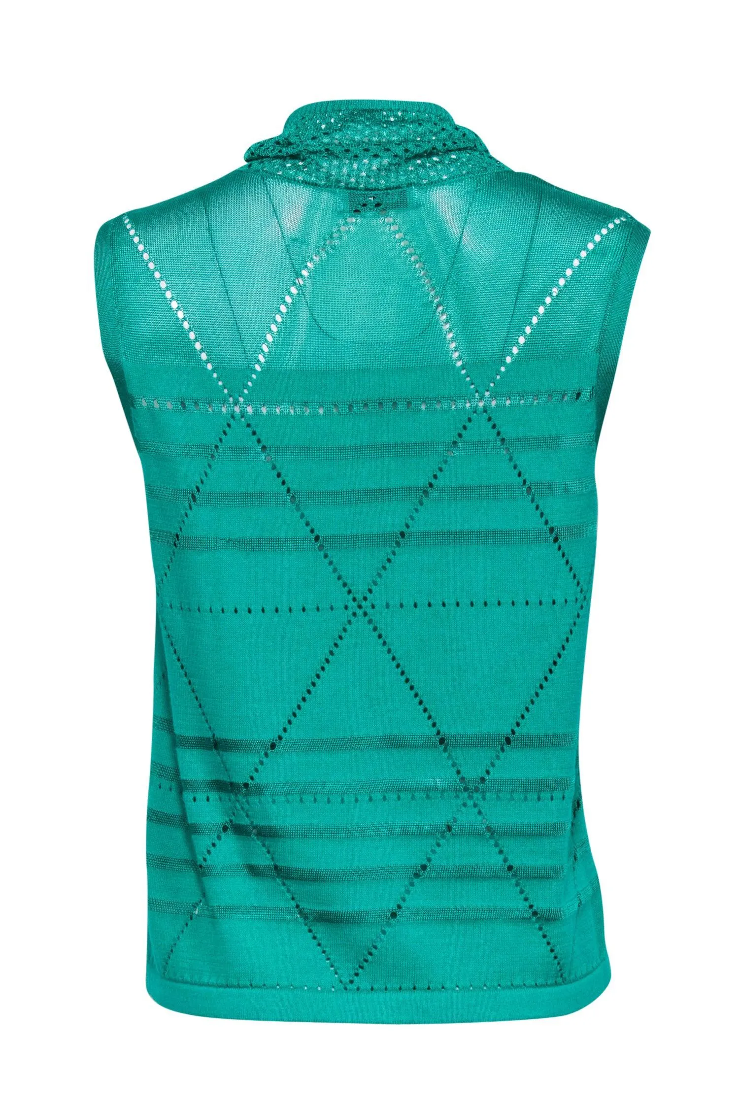 Rodebjer - Green Knit Sleeveless Top Sz XS