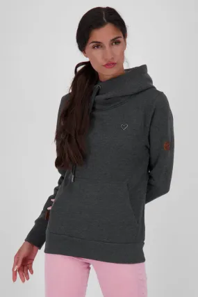 SarahAK A Hoodie Damen mit Kapuze Schwarz