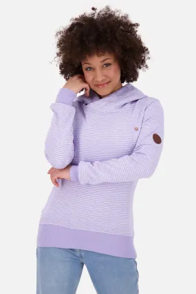 SarinaAK Z Hoodie Damen mit Streifen Violett