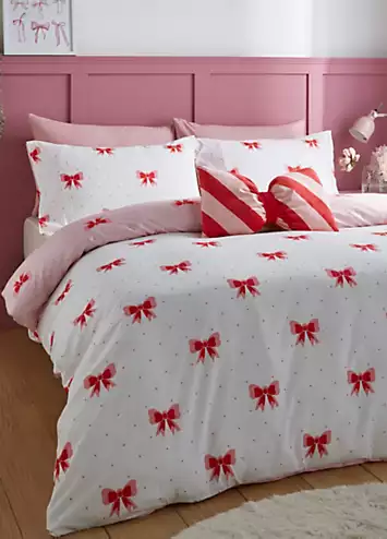 Sassy B Dotty Bows Duvet Cover Set | Kaleidoscope