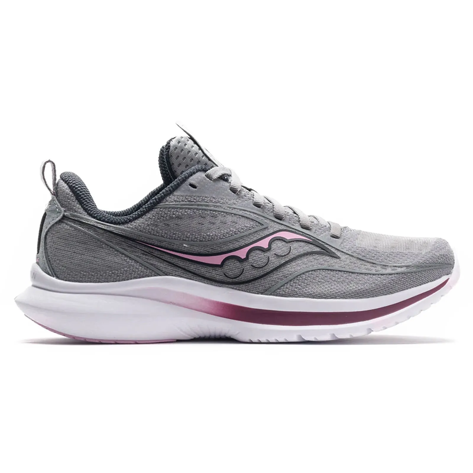 Saucony Womens Trainers Kinvara 13 Casual Lace-Up Low-Top Running Textile - UK 5