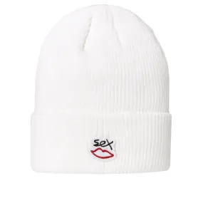 Sex Skateboards Logo BeanieWhite