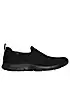 Skechers Arch Fit Black Refine Iris Trainers