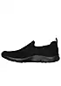 Skechers Arch Fit Black Refine Iris Trainers