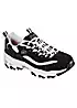 Skechers Black & White D’Lites Biggest Fan Trainers