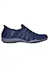 Skechers Blue Breathe-Easy Roll-With-Me Slip-Ins Trainers