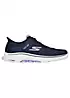 Skechers Blue Go Walk 7 - Valin Slip-Ins Trainers