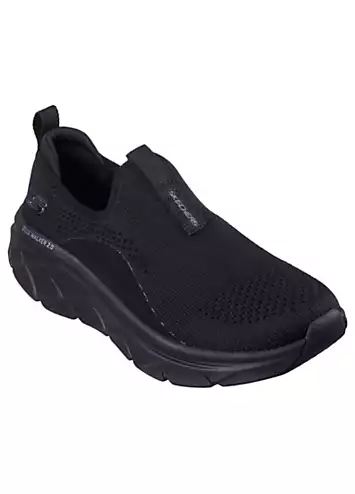 Skechers D’Lux Walker 2.0 Bold State Black Trainers