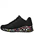 Skechers Graffiti Print Wedge Trainers