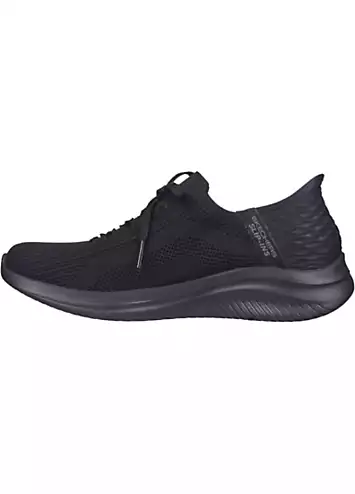 Skechers Ladies Black Slip-ins Ultra Flex 3.0 Brilliant Path Trainers | Kaleidoscope