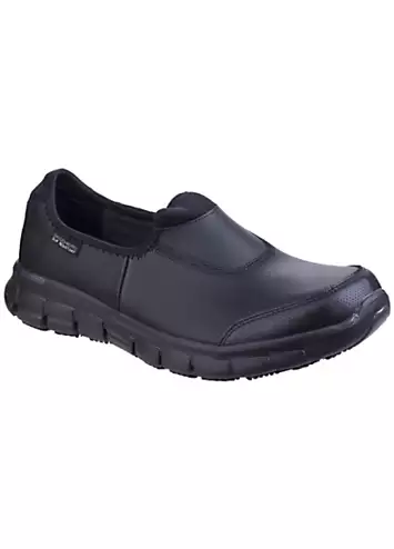 Skechers Ladies Black Sure Track Trainers