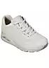 Skechers Ladies Off White Uno Stand On Air Trainers