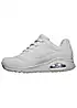 Skechers Ladies Off White Uno Stand On Air Trainers