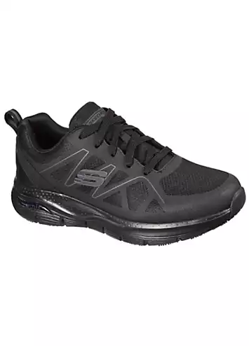 Skechers Mens Black Arch Fit SR Axtell Trainers | Kaleidoscope