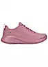 Skechers Raspberry Knit Bobs Squad Chaos Face Off Trainers