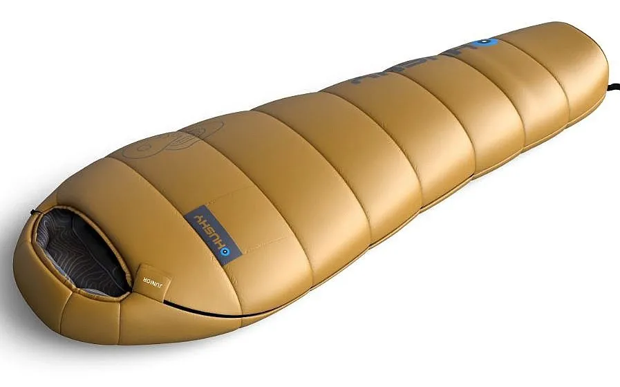 sleeping bag Husky Junior L - 10 °C - Mustard - unisex junior