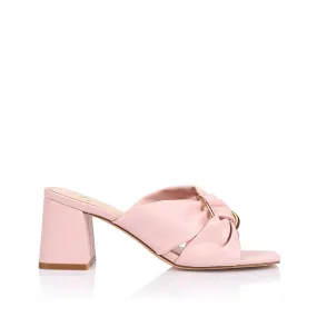 Stamos Block Heel Mules - Blush Pink