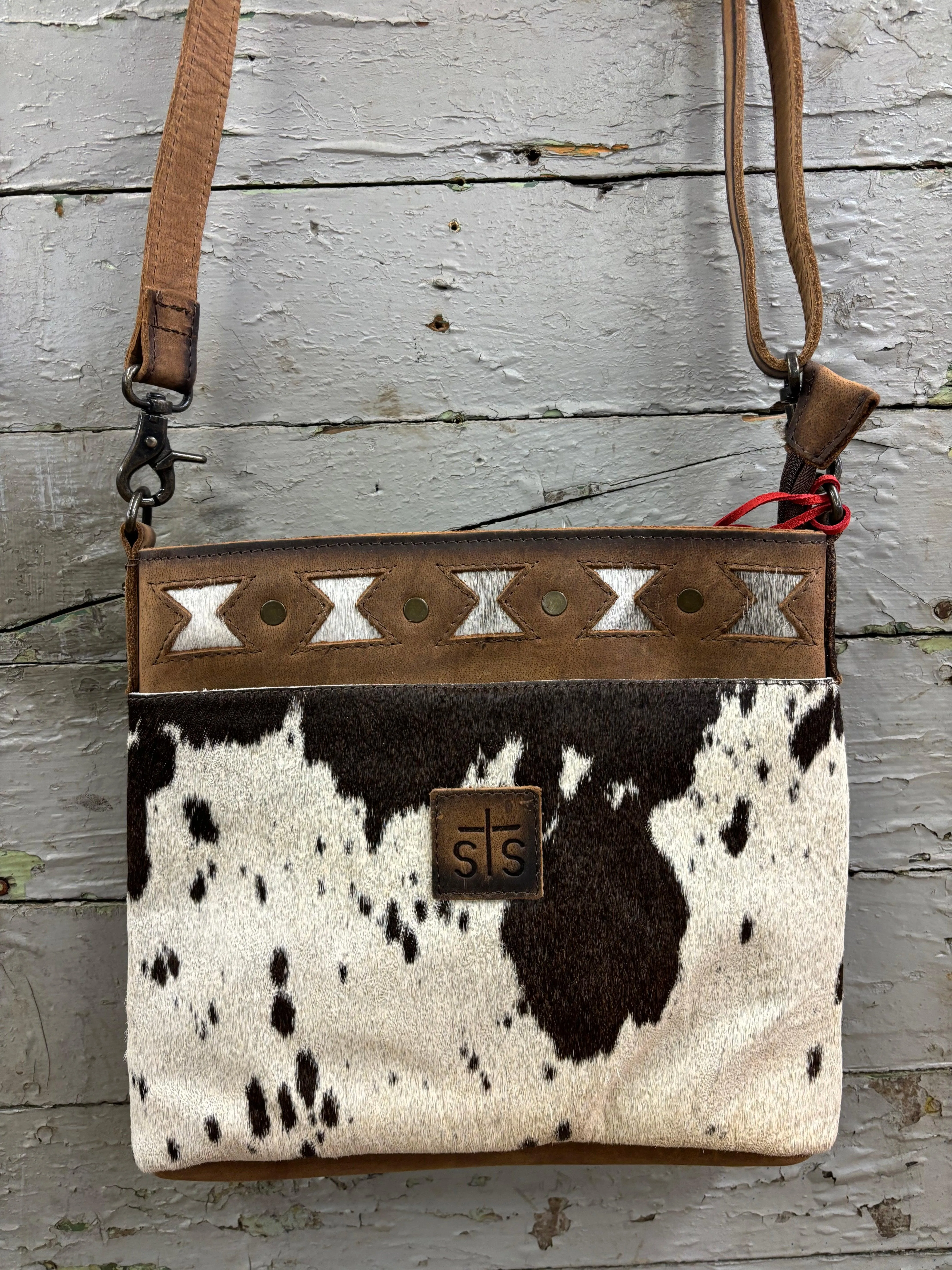 STS Ranchwear Roswell Cowhide Hair-On Vivian Conceal Carry Crossbody Bag STS32238