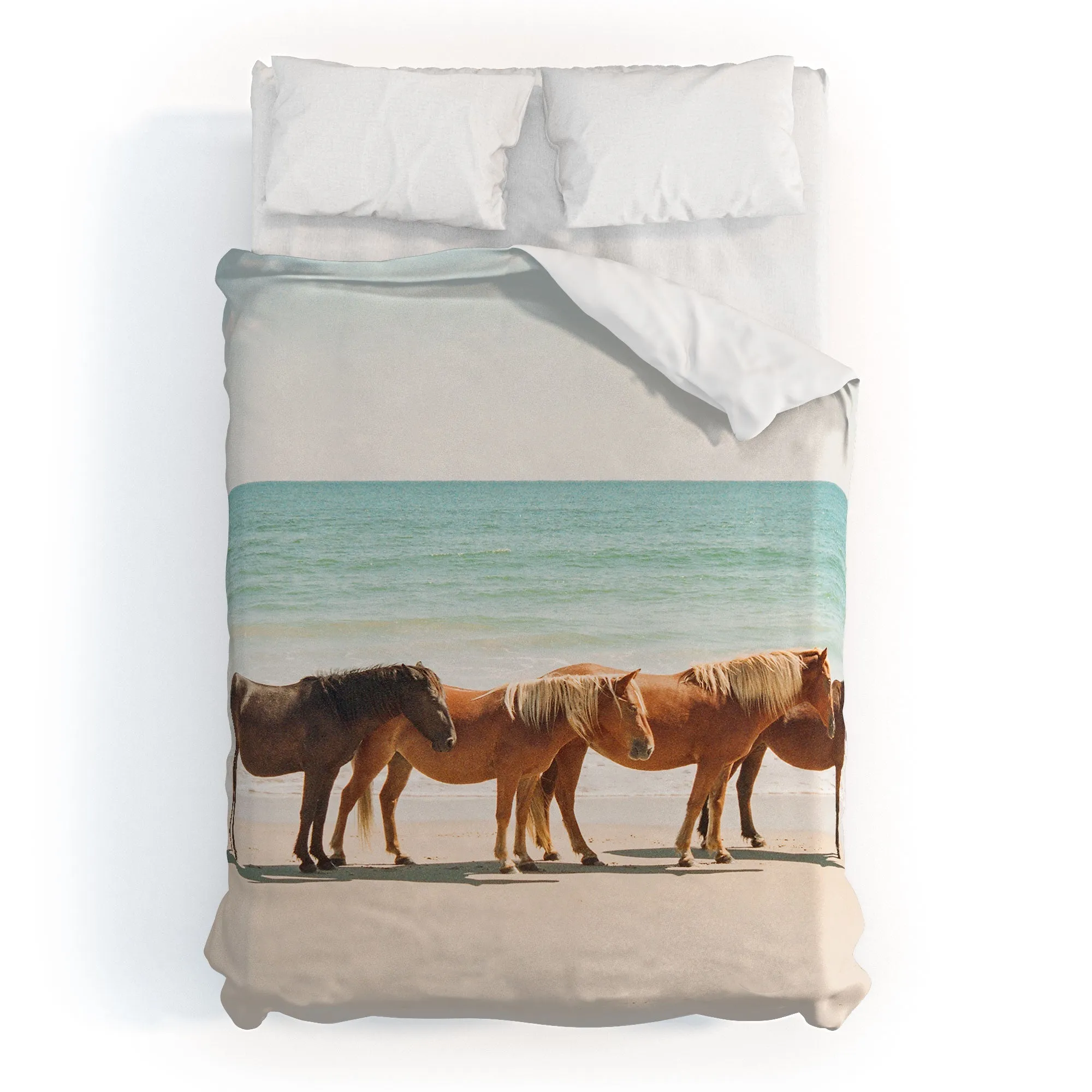 Summer Beach Horses Duvet Cover (DS) DD