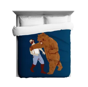 The Bear Strikes Back Duvet Cover